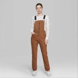 Wild Fable Brown Women's Jeans Overalls